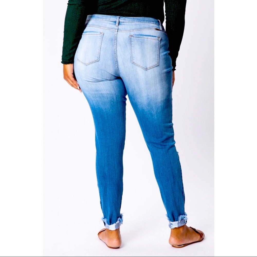 Hot! Last 1! Kancan high rise ankle skinny PLUS - Picture 5 of 10